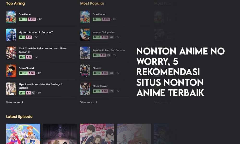 Situs Jepang Anime Terbaik: Tempat Nonton Anime Populer secara Online